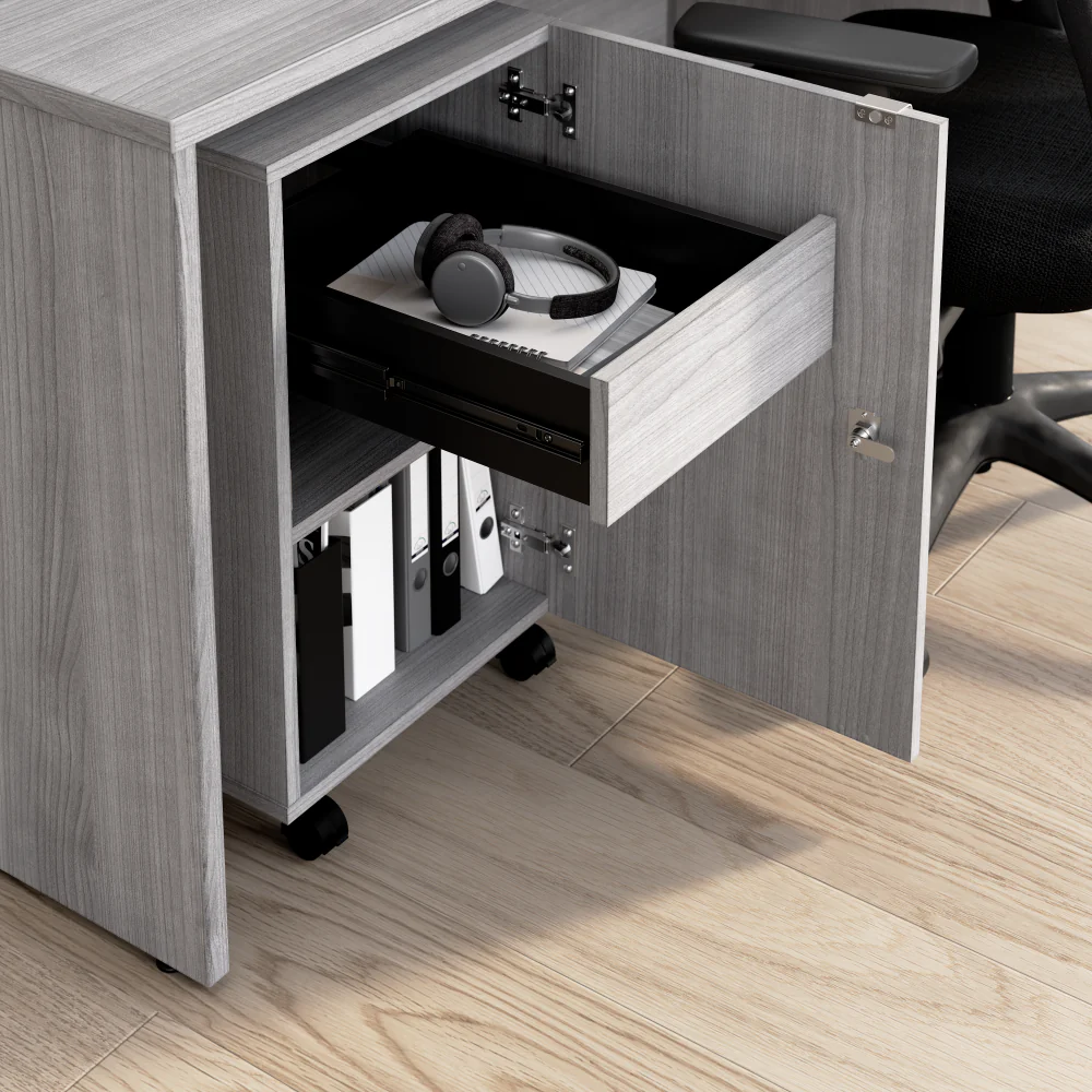 Assure Mobile File Cabinet with Drawer, Door, and Keypad Lock - Image 11