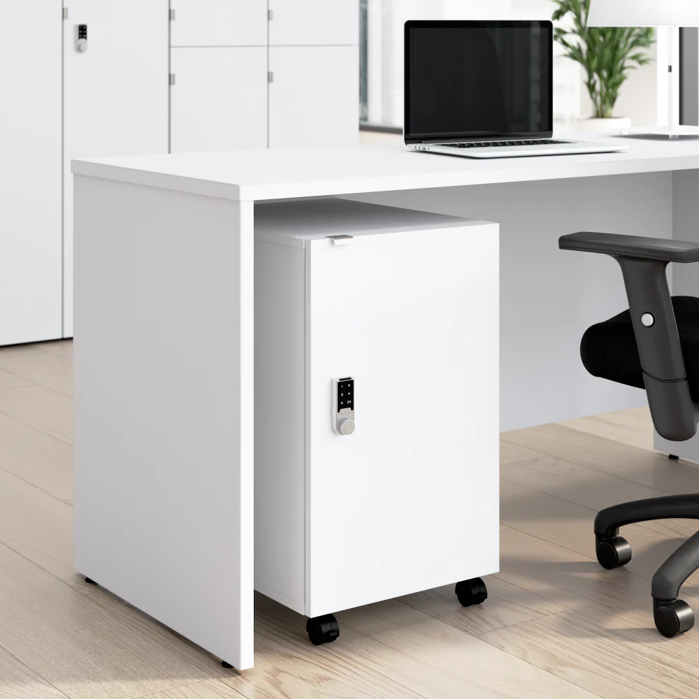 Assure Mobile File Cabinet with Drawer, Door, and Keypad Lock - Image 14