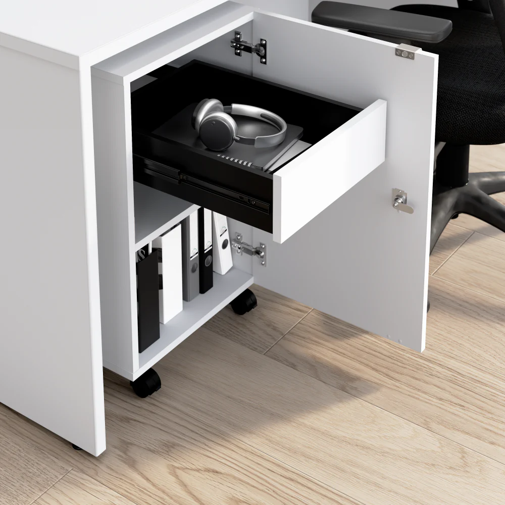 Assure Mobile File Cabinet with Drawer, Door, and Keypad Lock - Image 17