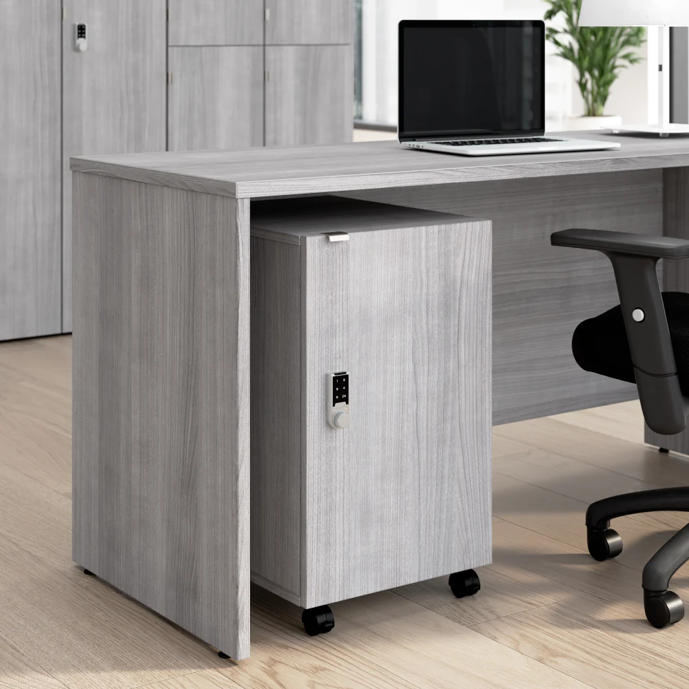Assure Mobile File Cabinet with Drawer, Door, and Keypad Lock - Image 8