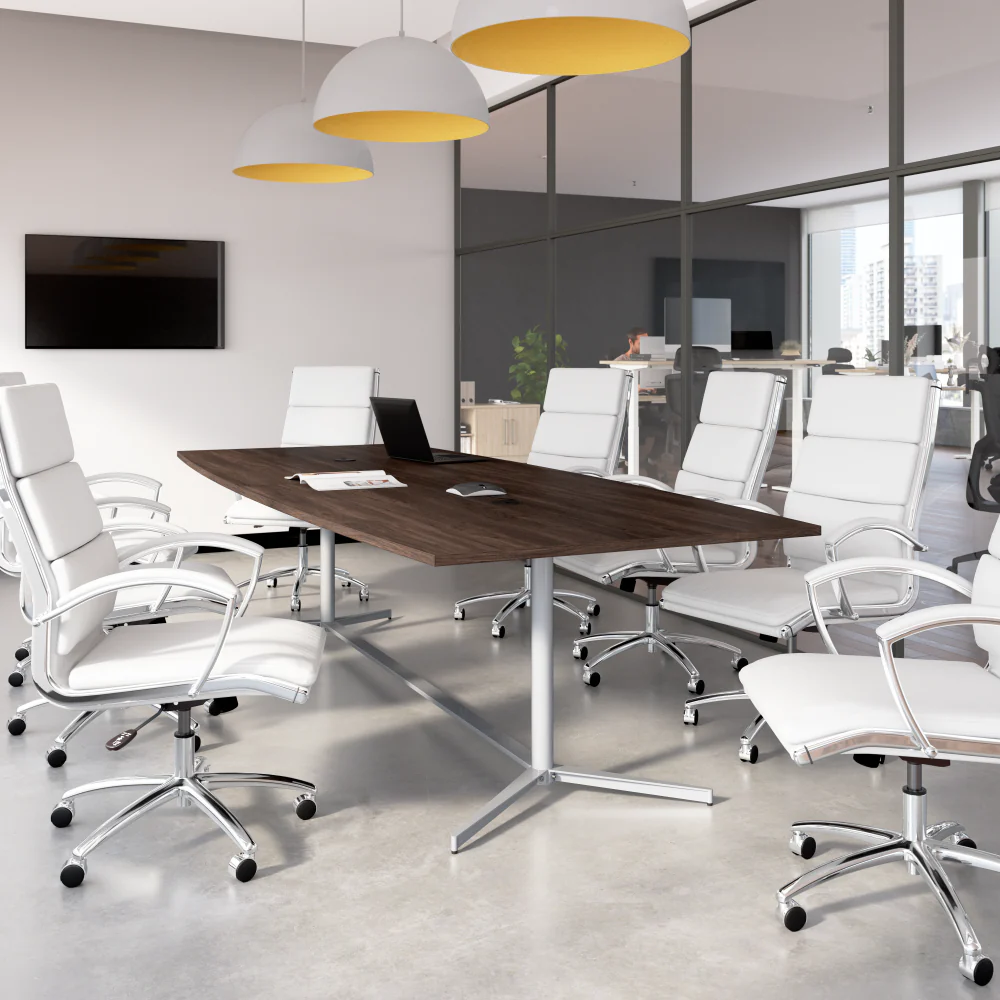 120-inch Office Conference Table with Metal Base - Image 12
