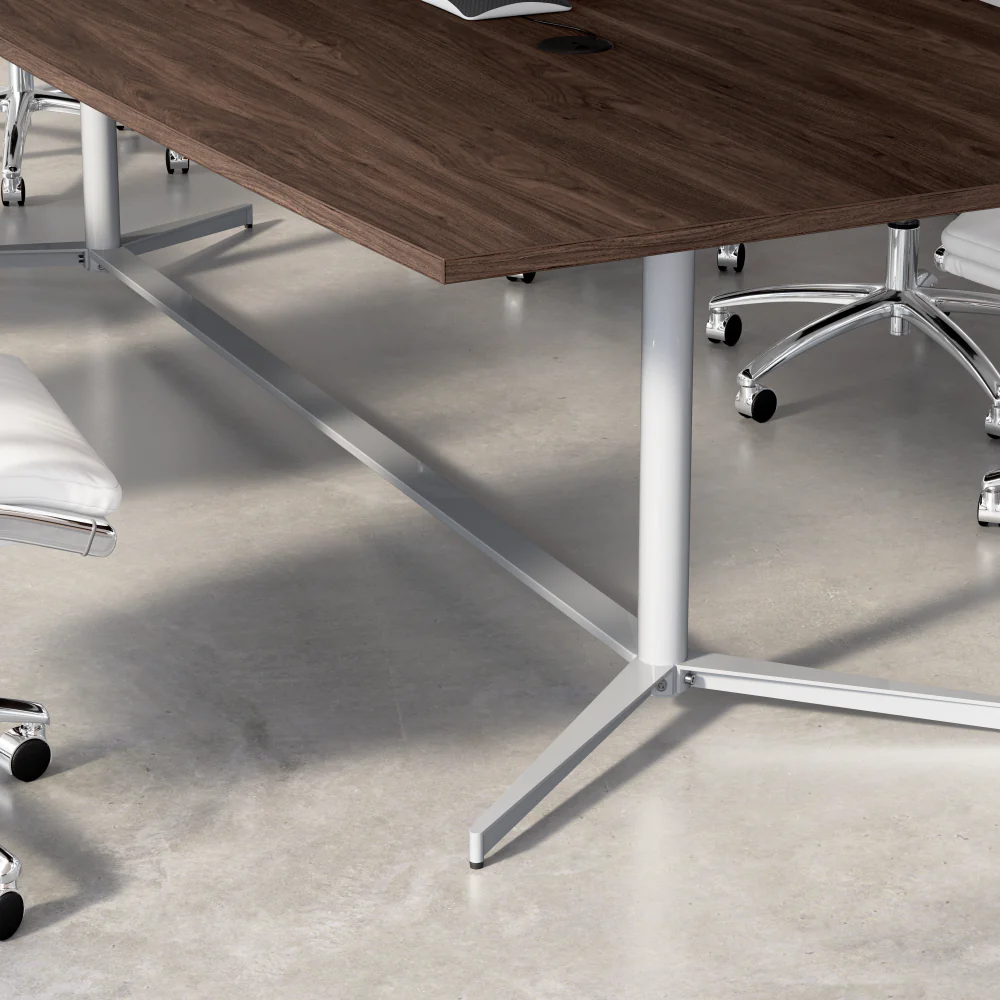 120-inch Office Conference Table with Metal Base - Image 14