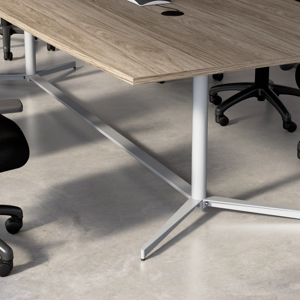 120-inch Office Conference Table with Metal Base - Image 19
