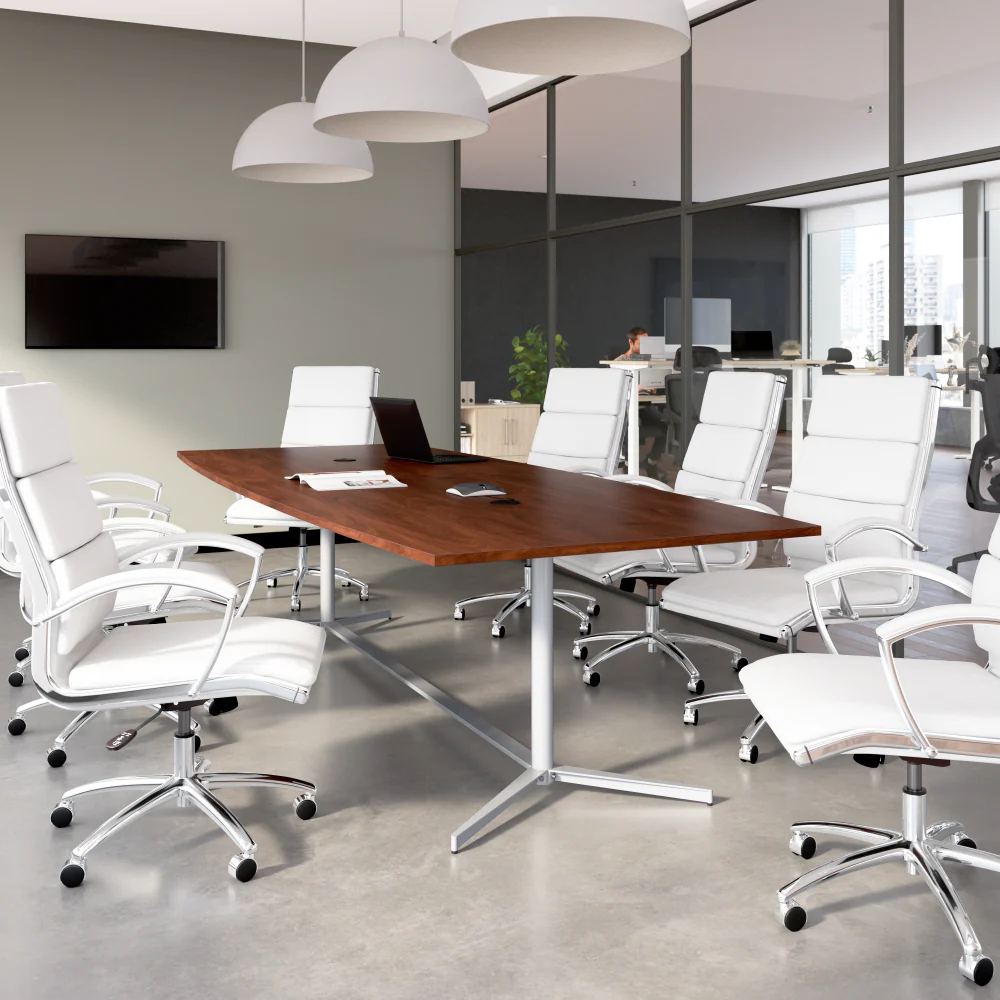 120-inch Office Conference Table with Metal Base - Image 27