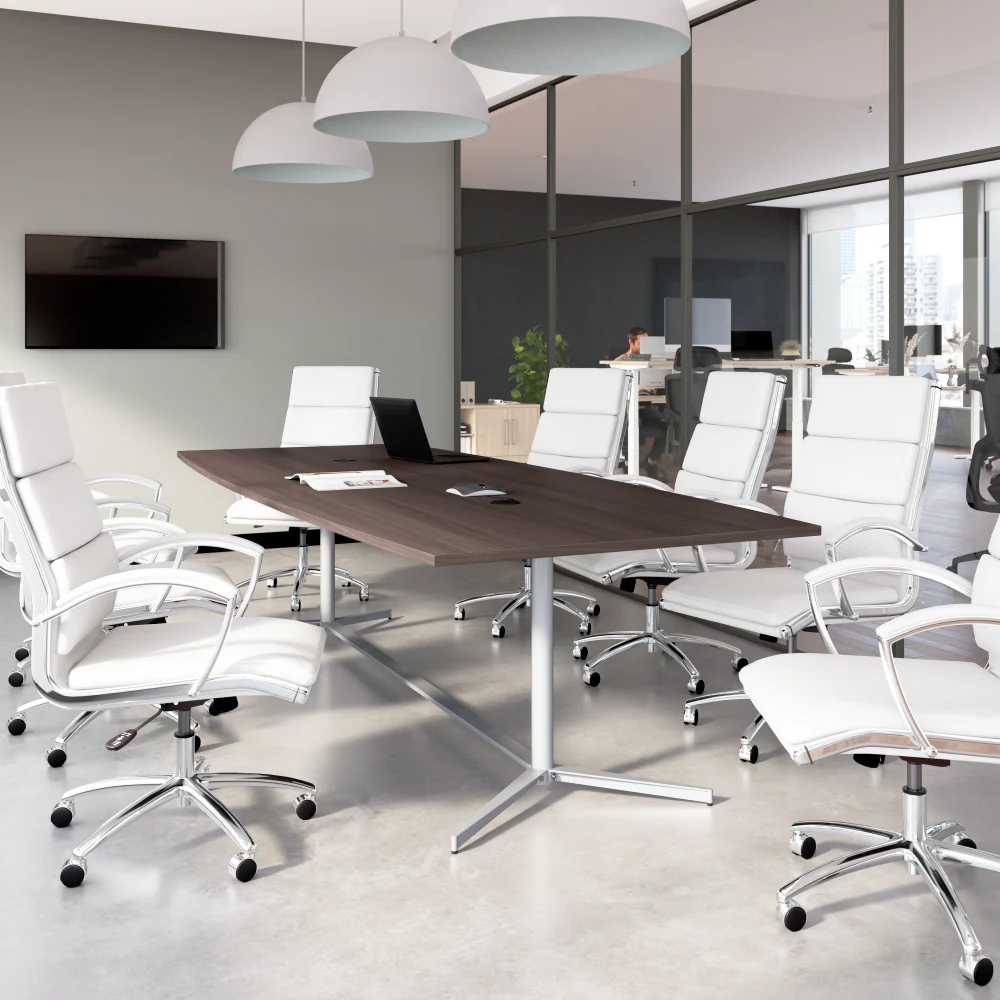 120-inch Office Conference Table with Metal Base - Image 32
