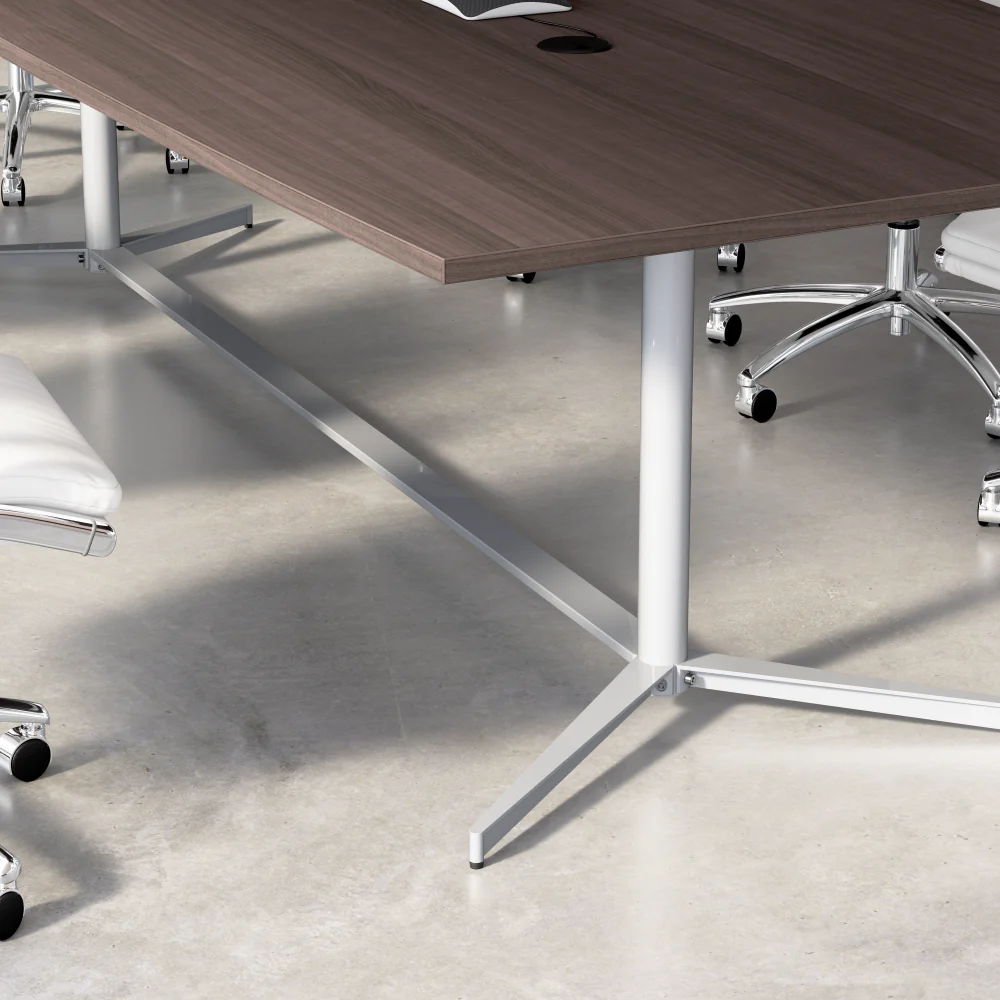 120-inch Office Conference Table with Metal Base - Image 34