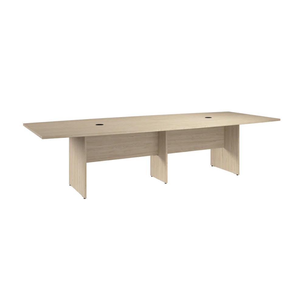 120-inch Office Conference Table with Wood Base