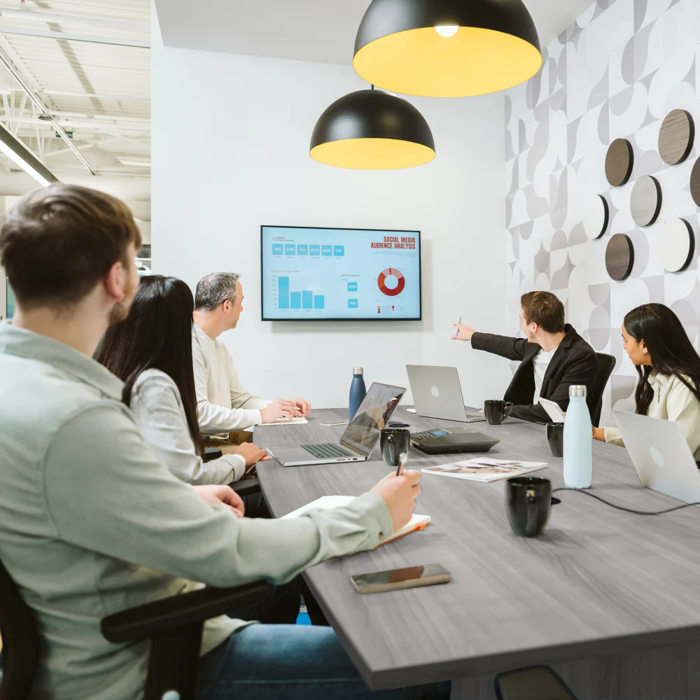 120-inch Office Conference Table with Wood Base - Image 15