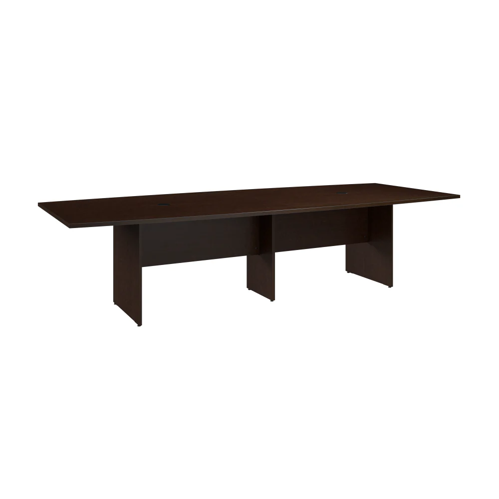120-inch Office Conference Table with Wood Base - Image 7