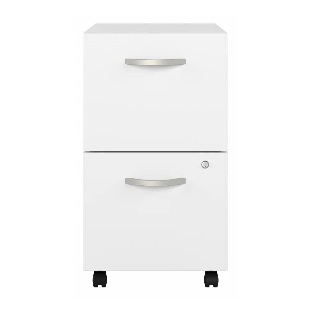Easy Office 2 Drawer Mobile File Cabinet - Assembled - Image 3