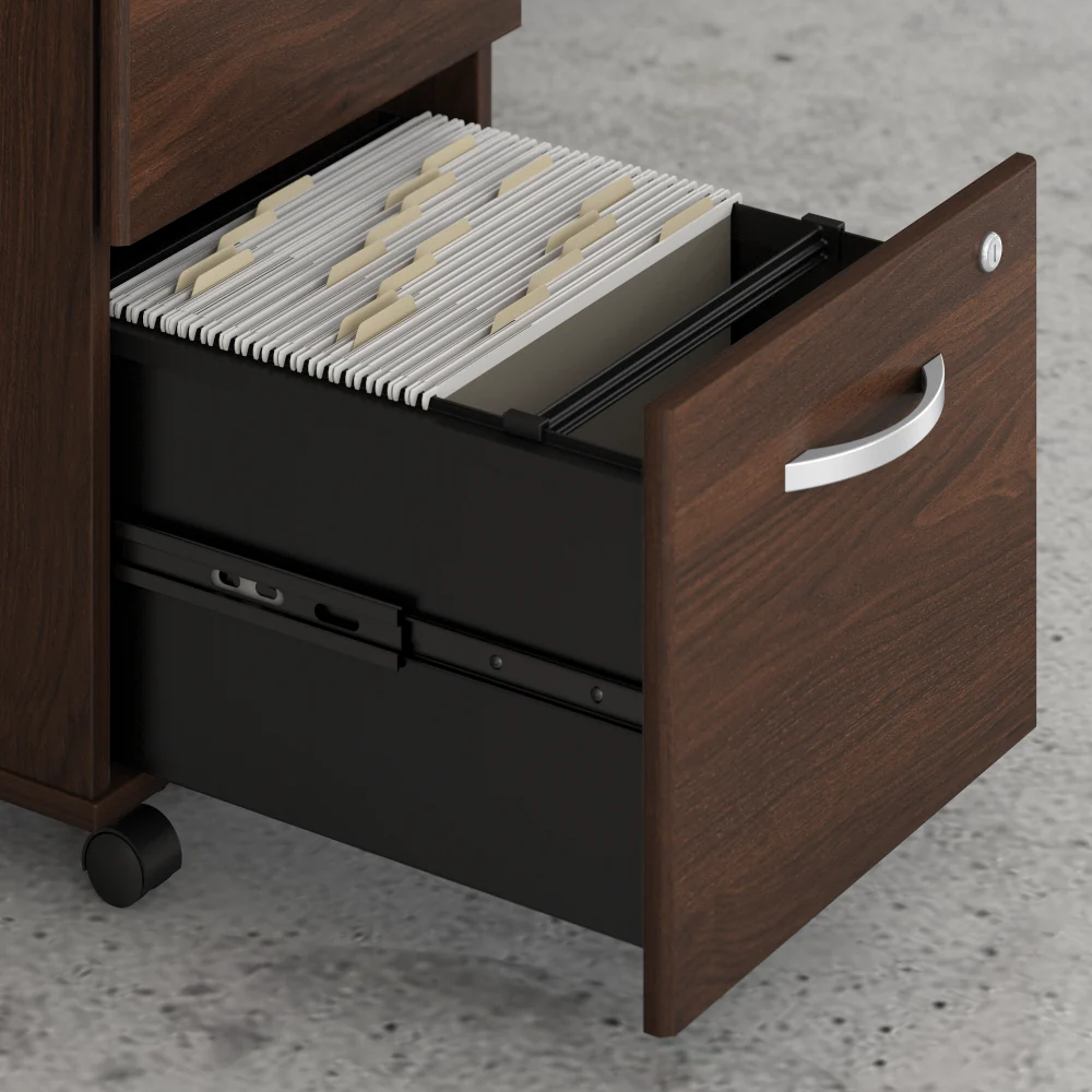 Hybrid 2 Drawer Mobile File Cabinet - Assembled - Image 26