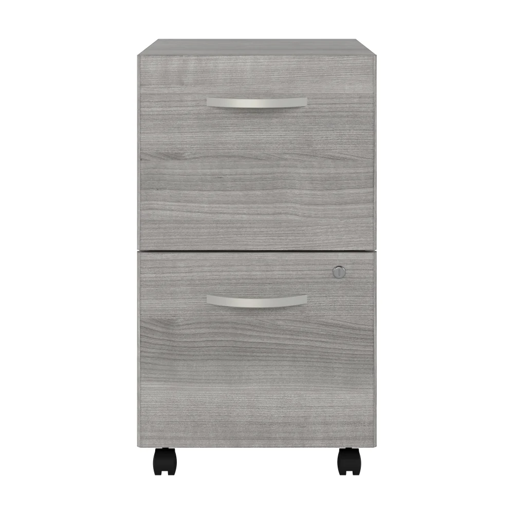 Hybrid 2 Drawer Mobile File Cabinet - Assembled - Image 32
