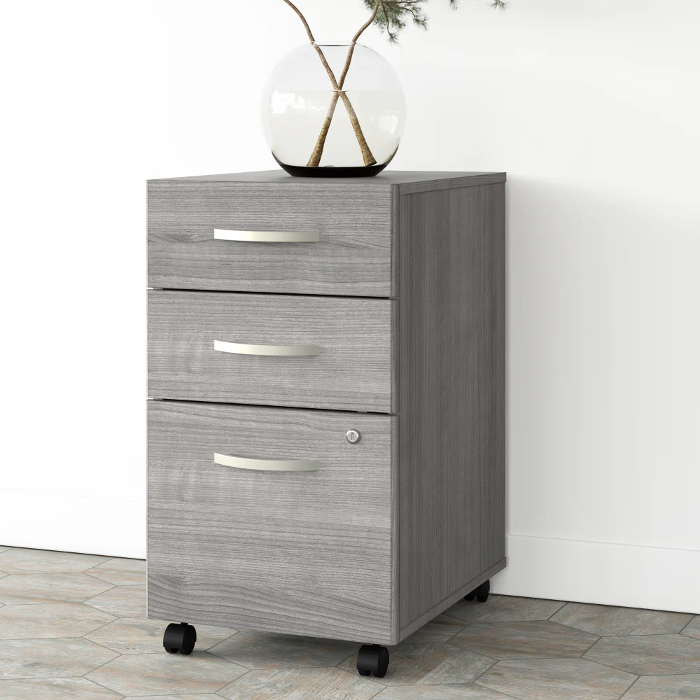 Studio A 3 Drawer Mobile File Cabinet - Assembled - Image 10