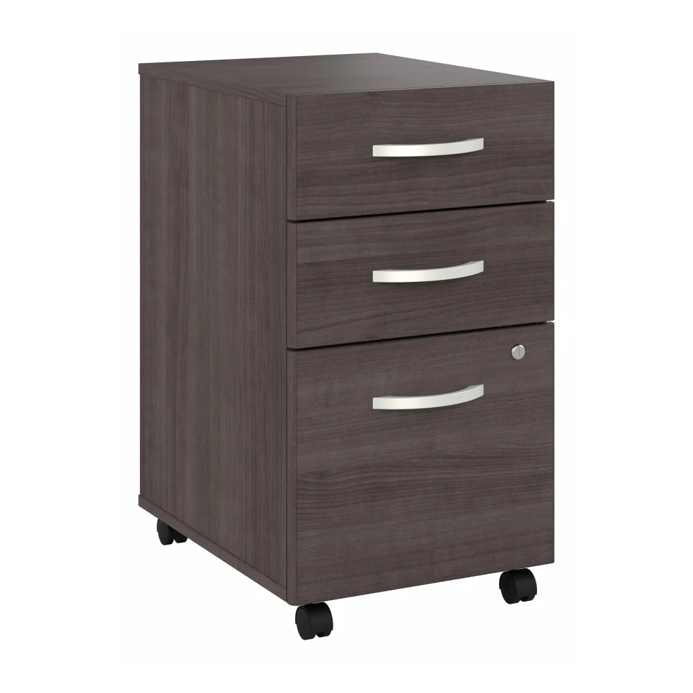 Hybrid 3 Drawer Mobile File Cabinet - Assembled - Image 18