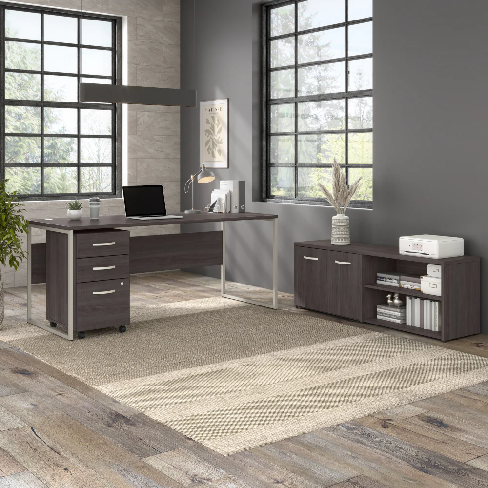 Hybrid 3 Drawer Mobile File Cabinet - Assembled - Image 21