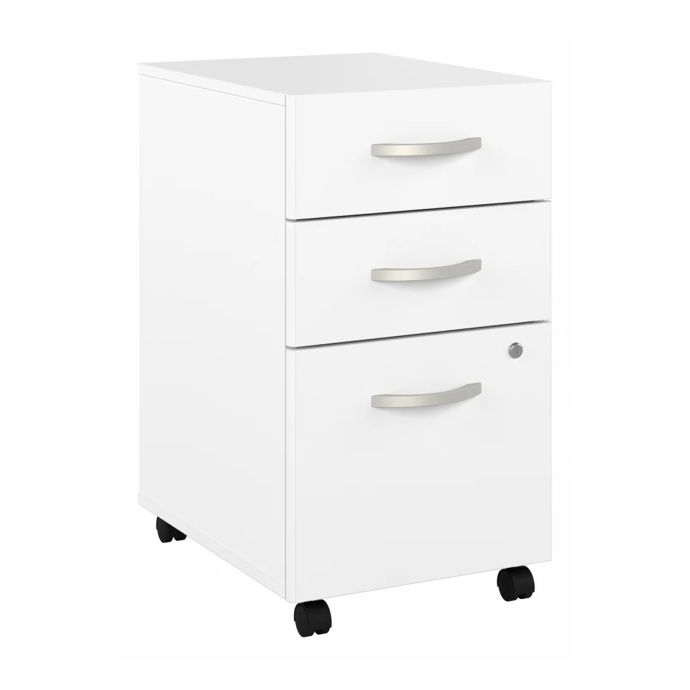 Hybrid 3 Drawer Mobile File Cabinet - Assembled - Image 9