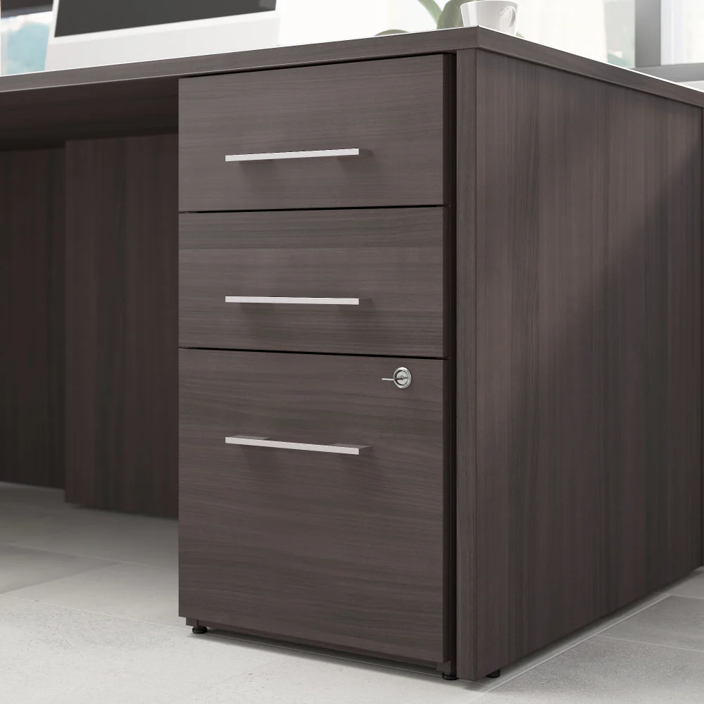 Office 500 16W 3 Drawer File Cabinet - Assembled - Image 9