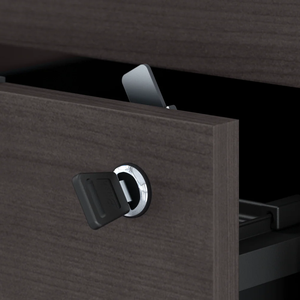Jamestown 2 Drawer File Cabinet - Assembled - Image 10