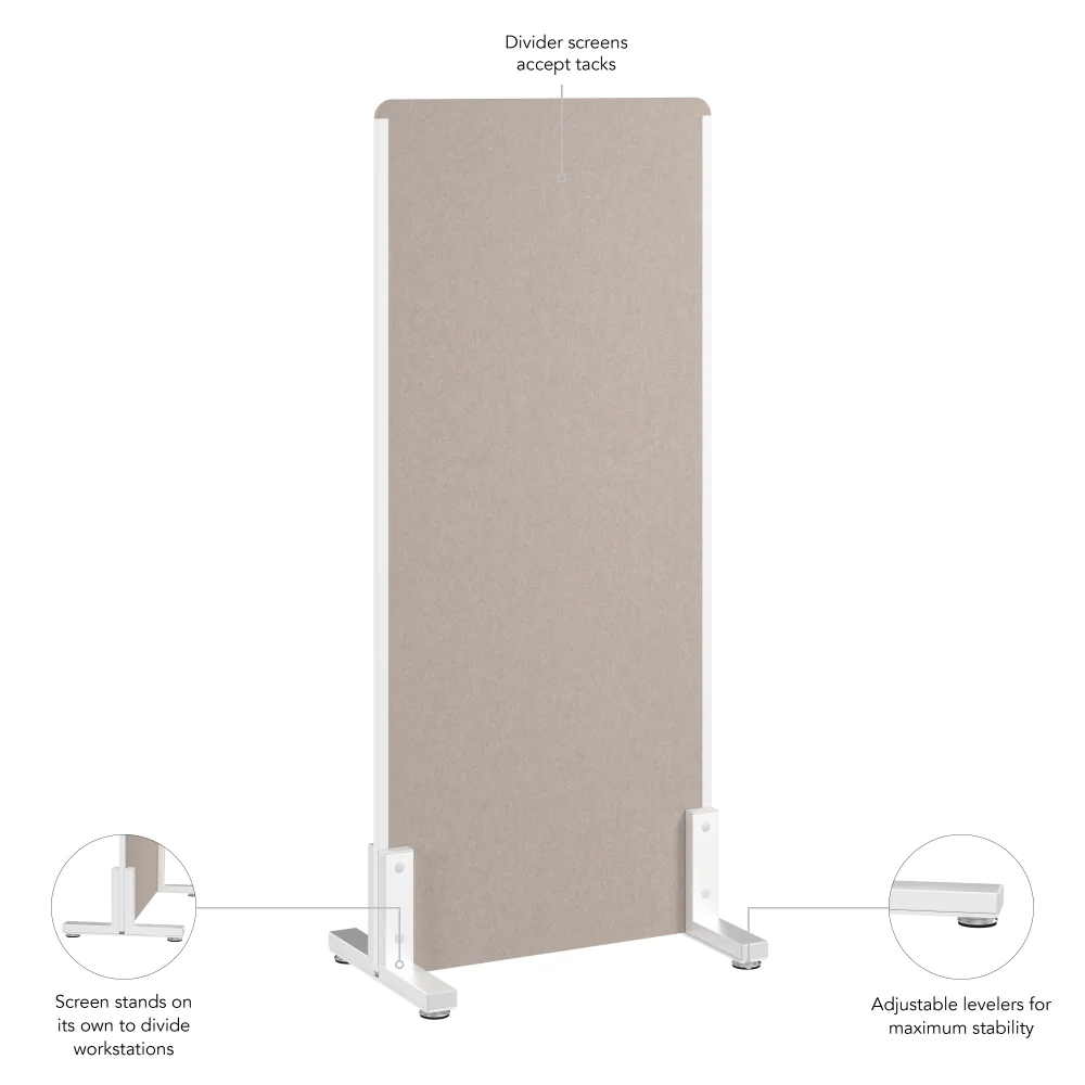 24W x 55H Freestanding Privacy Screen - Image 10