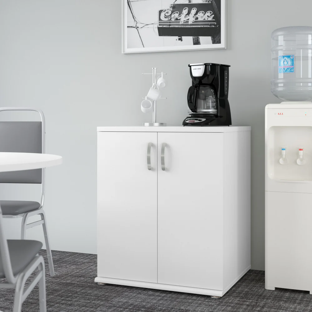 Universal Floor Storage Cabinet with Doors and Shelves - Image 9