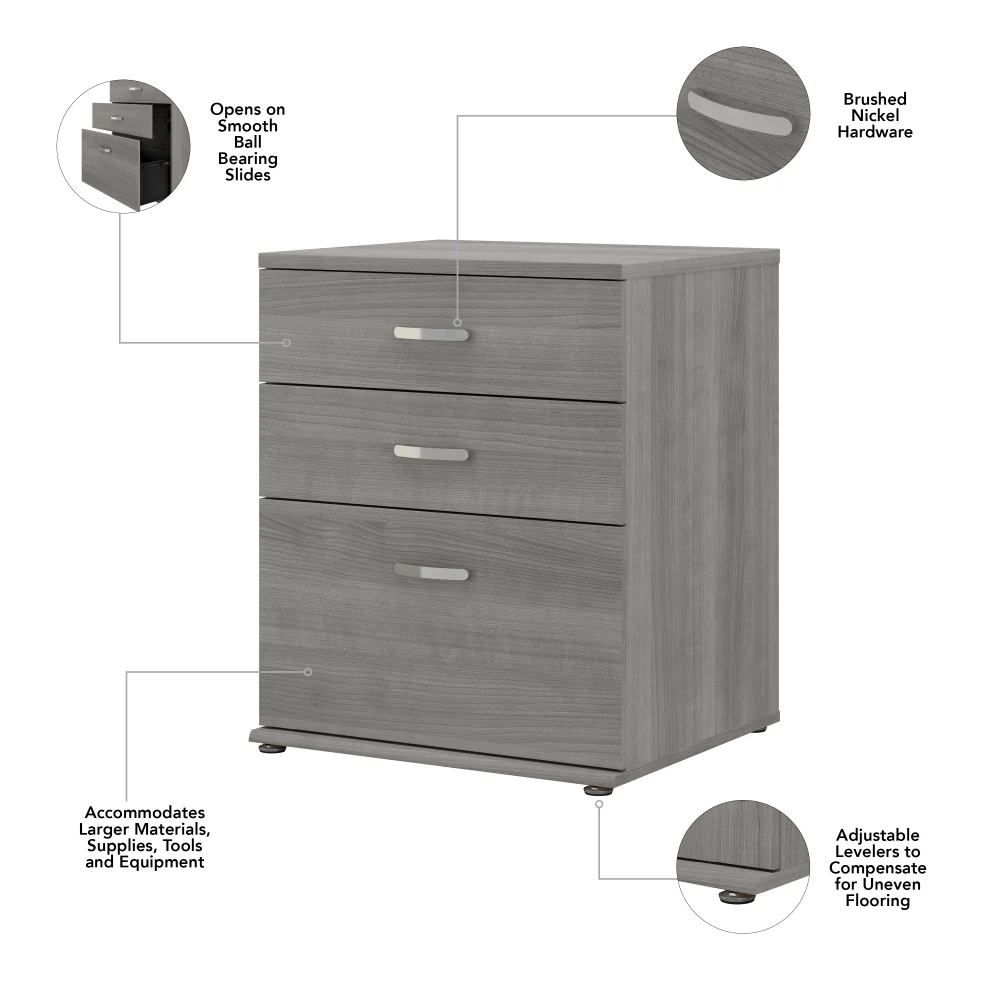 Universal Floor Storage Cabinet with Drawers - Image 21