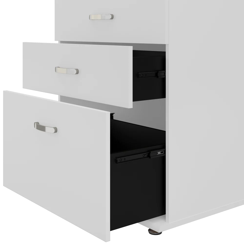 Universal Floor Storage Cabinet with Drawers - Image 4