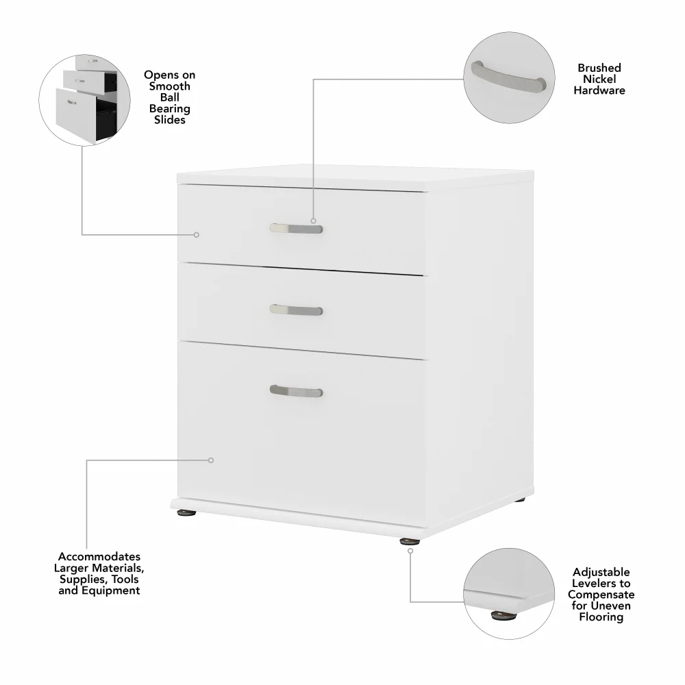 Universal Floor Storage Cabinet with Drawers - Image 7