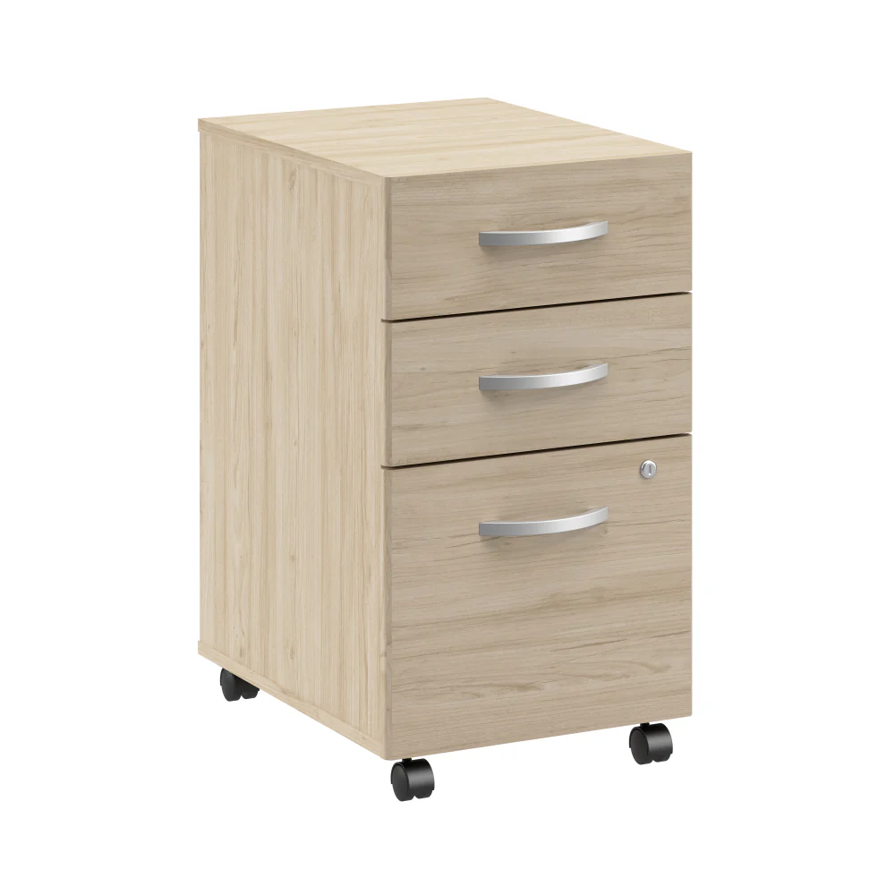 Arrive 3 Drawer Mobile File Cabinet - Assembled - Image 17