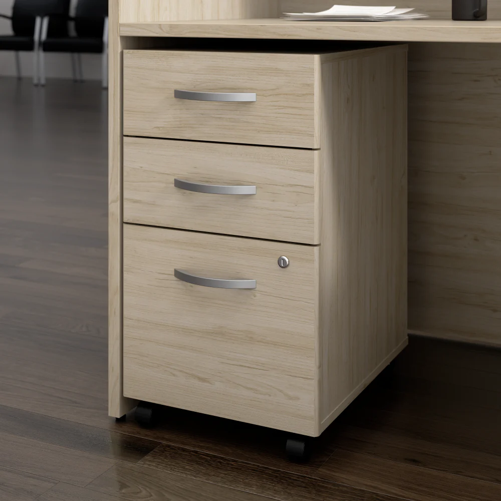 Arrive 3 Drawer Mobile File Cabinet - Assembled - Image 18