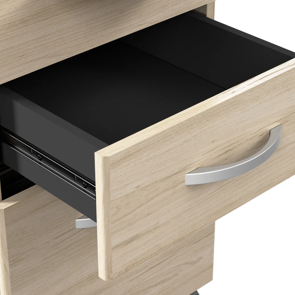 Arrive 3 Drawer Mobile File Cabinet - Assembled - Image 22
