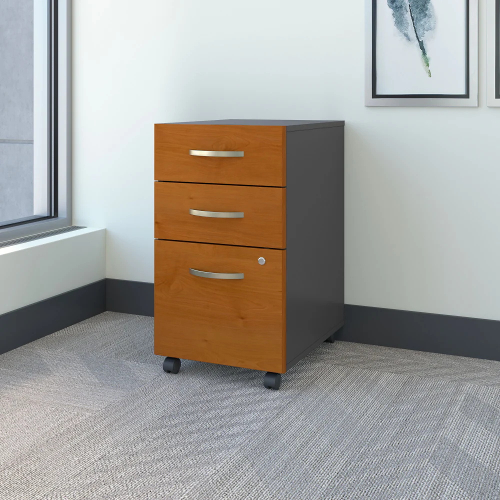 Series C 3 Drawer Mobile File Cabinet - Assembled - Image 6