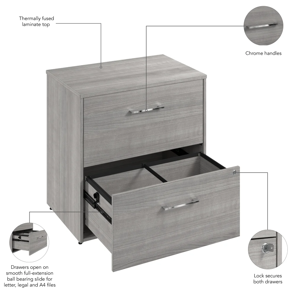 Hustle 2 Drawer Lateral File Cabinet - Image 8