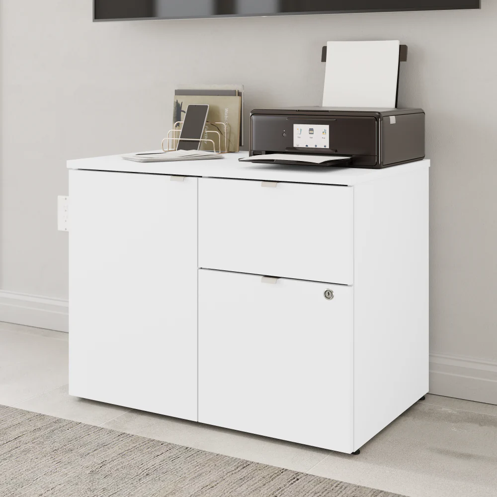 Stratus 30W Office Storage Cabinet with Drawers - Image 8