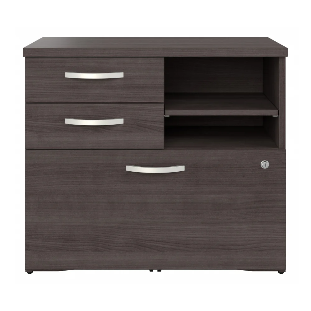 Hybrid Office Storage Cabinet with Drawers and Shelves - Image 18