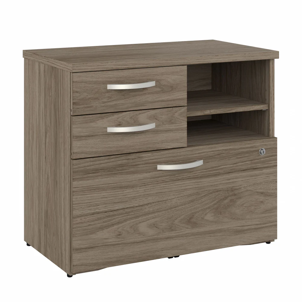 Hybrid Office Storage Cabinet with Drawers and Shelves - Image 23