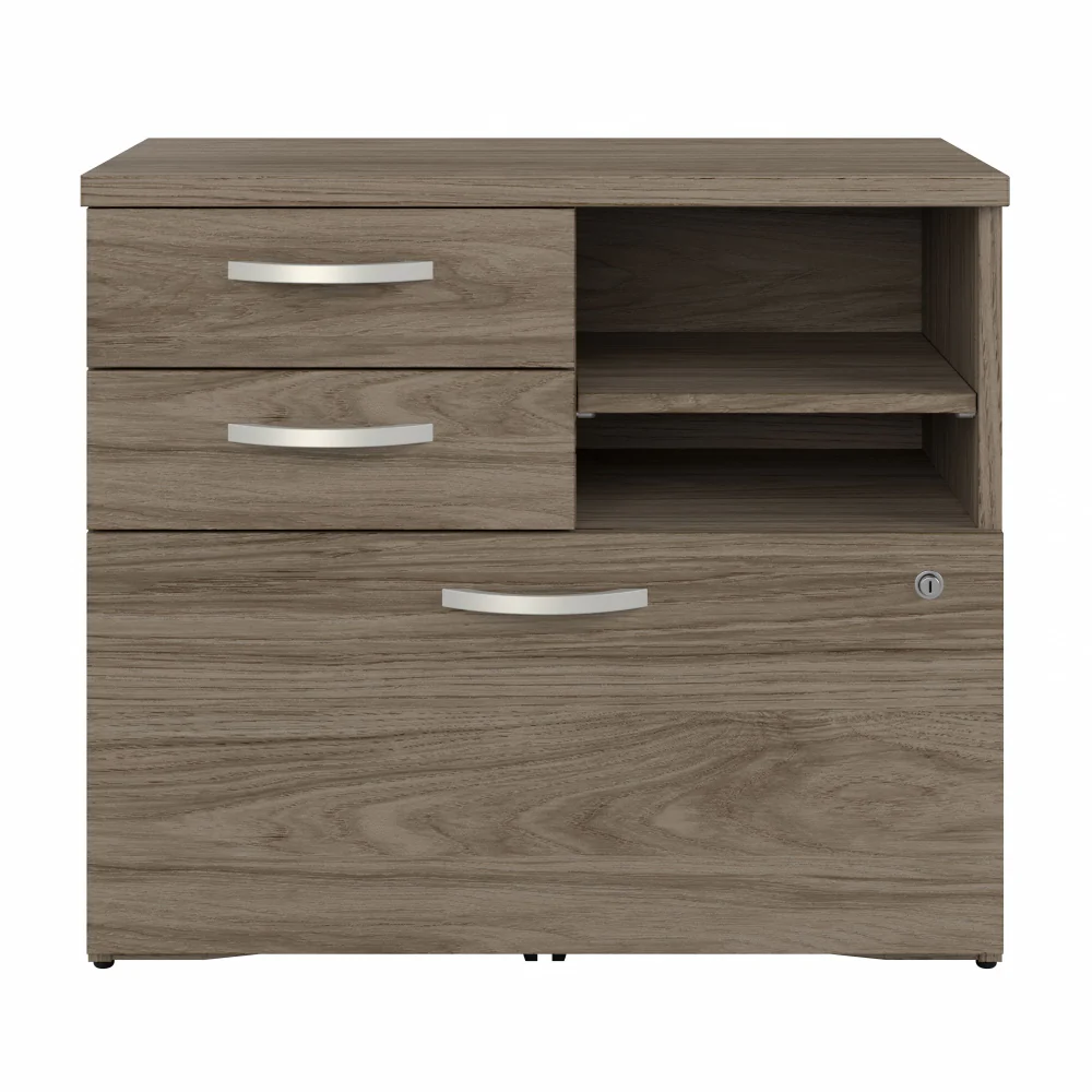 Hybrid Office Storage Cabinet with Drawers and Shelves - Image 25