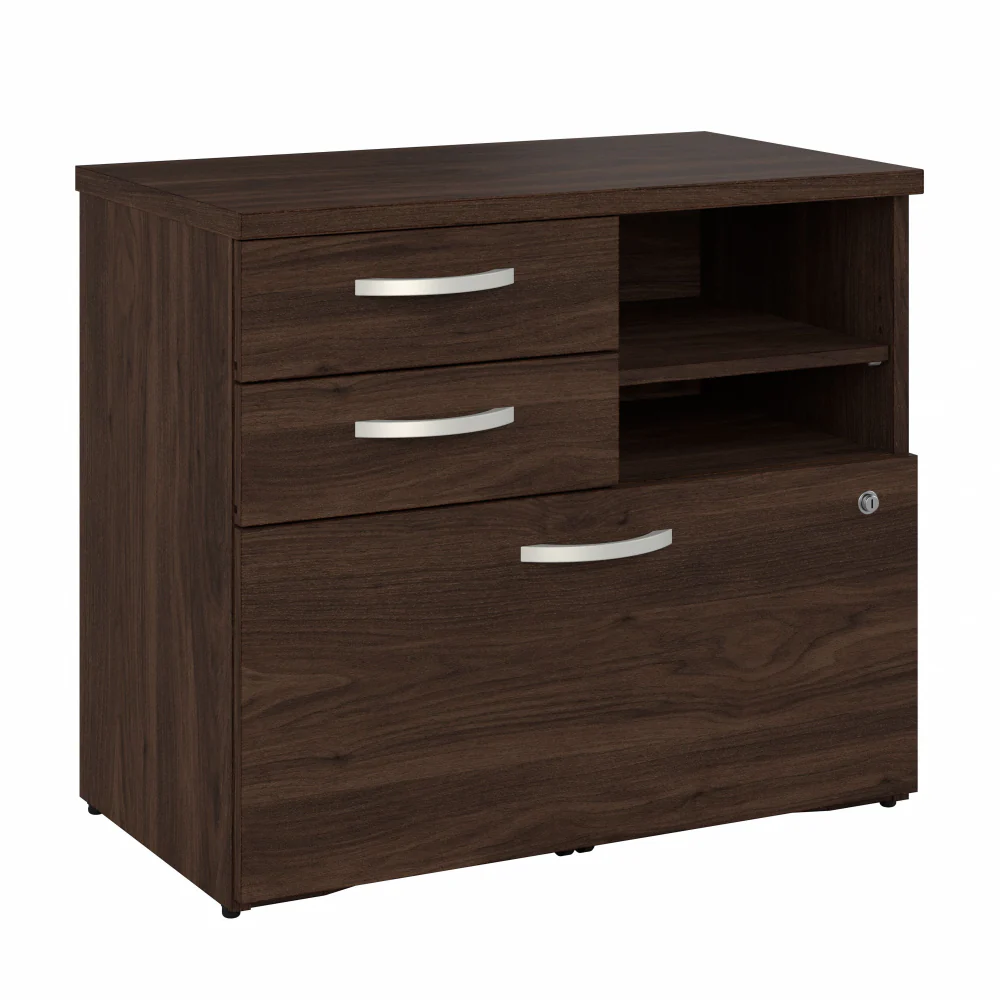 Hybrid Office Storage Cabinet with Drawers and Shelves - Image 9