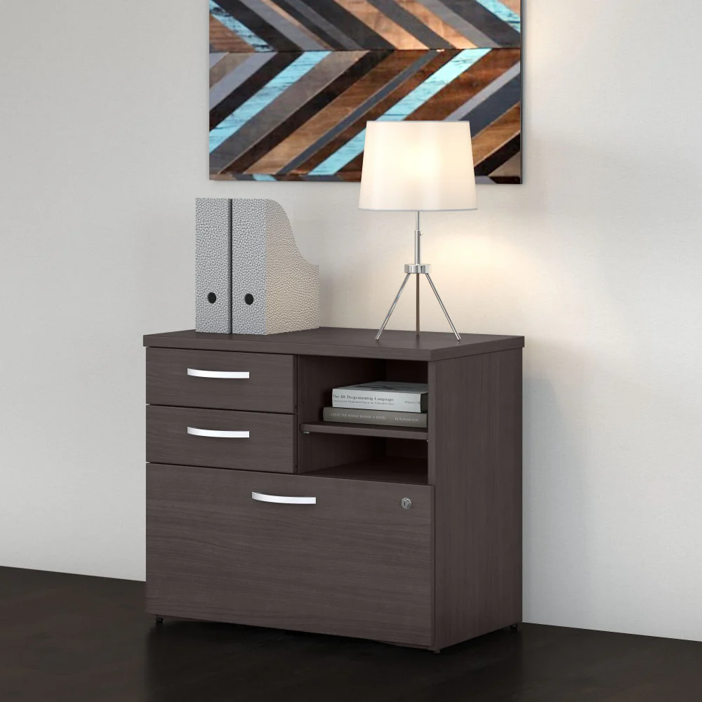 Studio C Office Storage Cabinet with Drawers and Shelves - Image 10