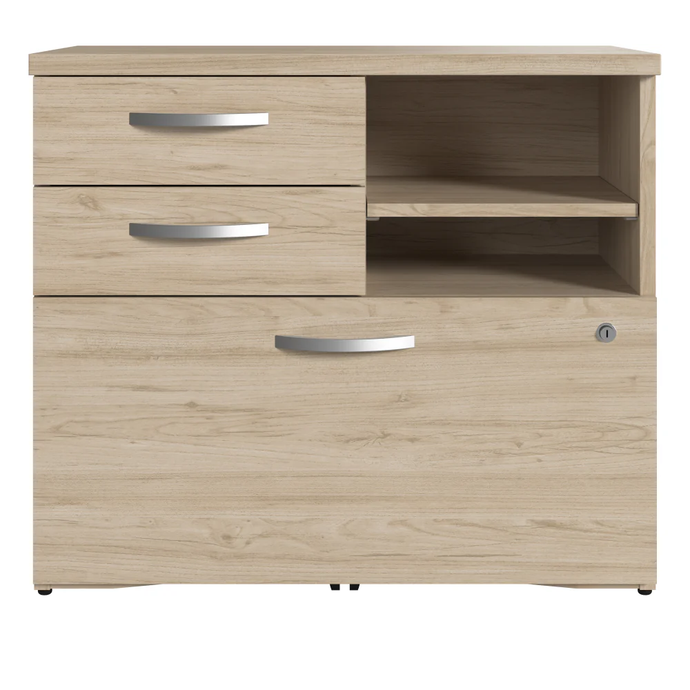 Studio C Office Storage Cabinet with Drawers and Shelves - Image 3