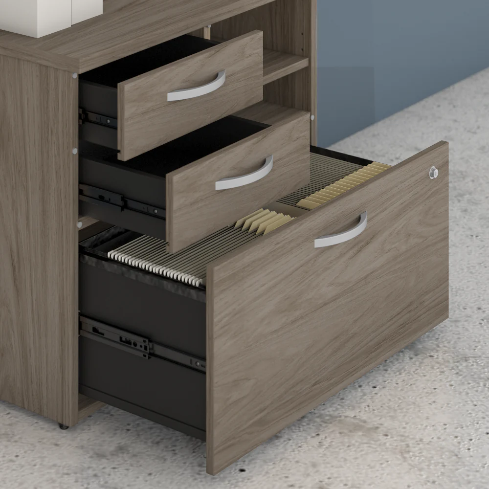 Studio C Office Storage Cabinet with Drawers and Shelves - Image 35