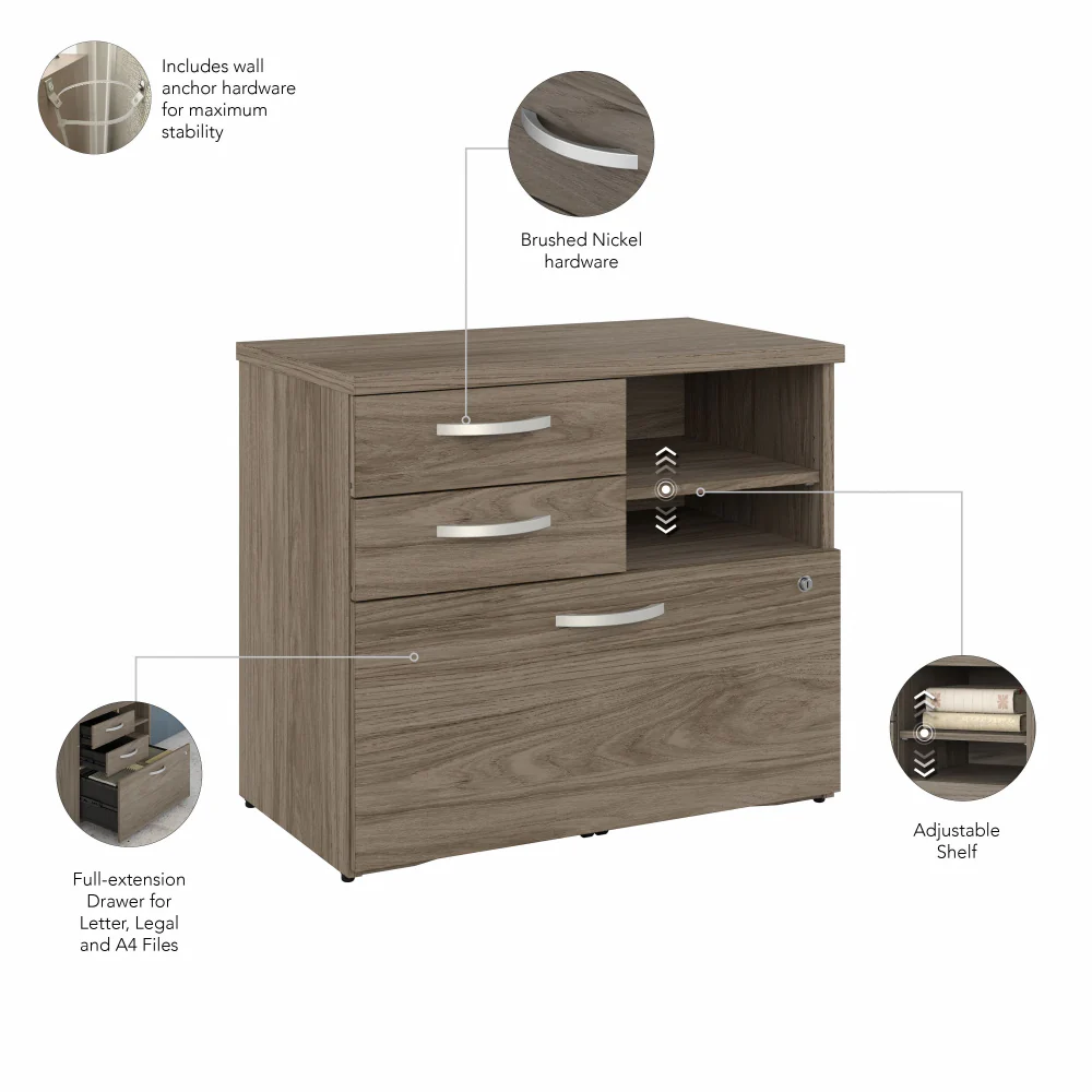 Studio C Office Storage Cabinet with Drawers and Shelves - Image 38