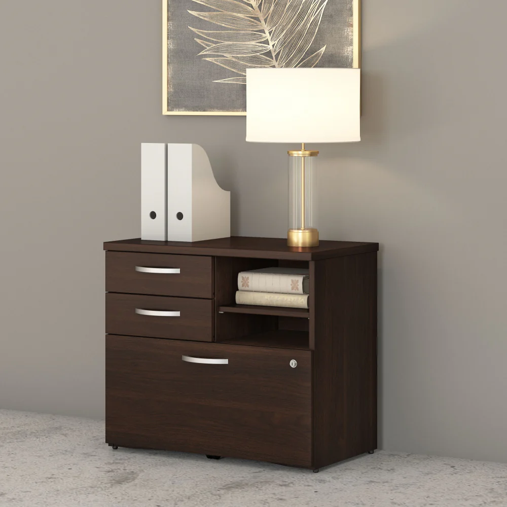 Studio C Office Storage Cabinet with Drawers and Shelves - Image 40