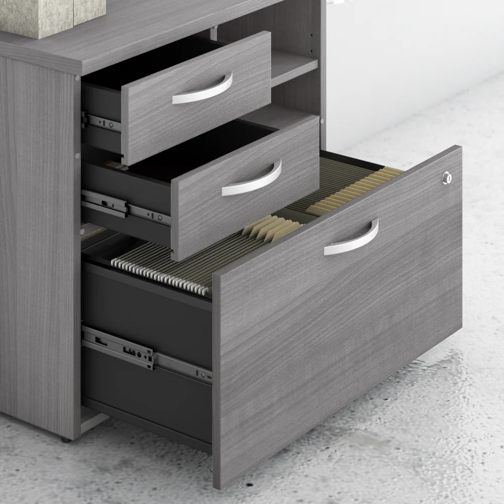 Studio A Office Storage Cabinet with Drawers and Shelves - Image 11