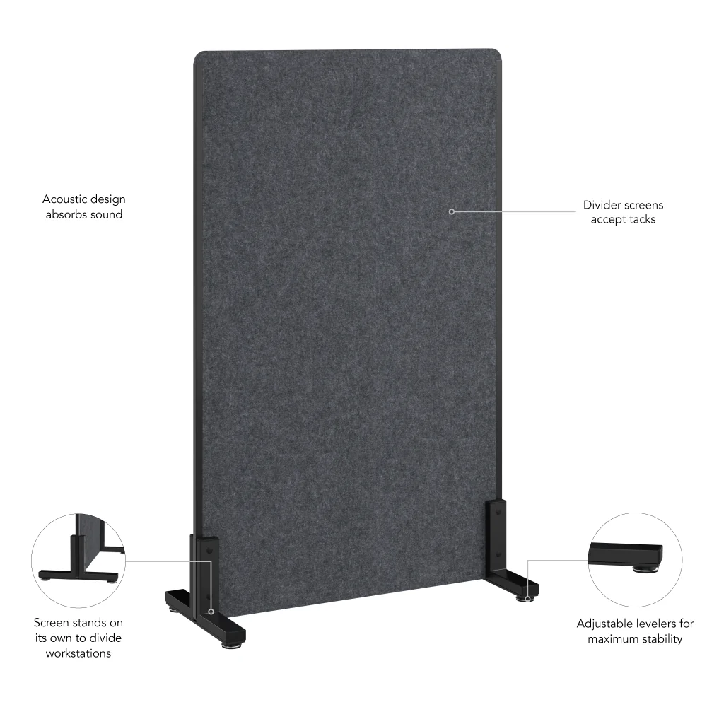 34W x 55H Freestanding Privacy Screen - Image 5