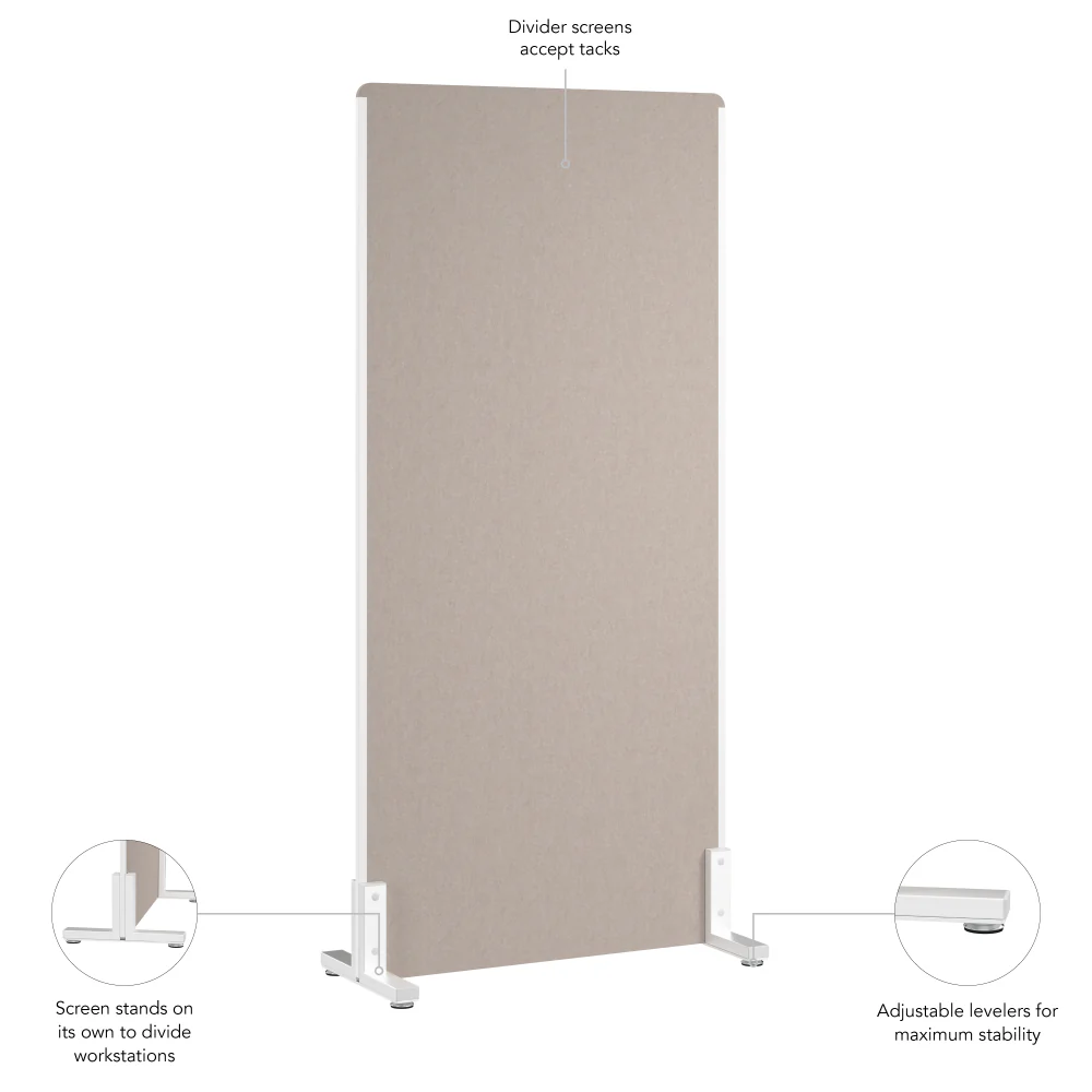 34W x 72H Freestanding Privacy Screen - Image 5
