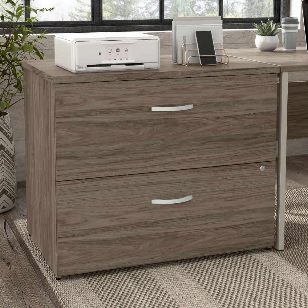 Hybrid 2 Drawer Lateral File Cabinet - Assembled - Image 16