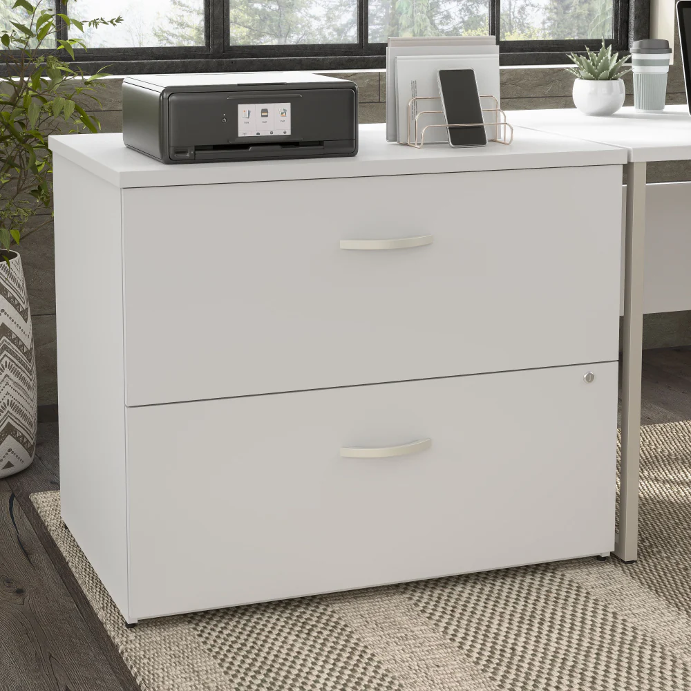 Hybrid 2 Drawer Lateral File Cabinet - Assembled - Image 30
