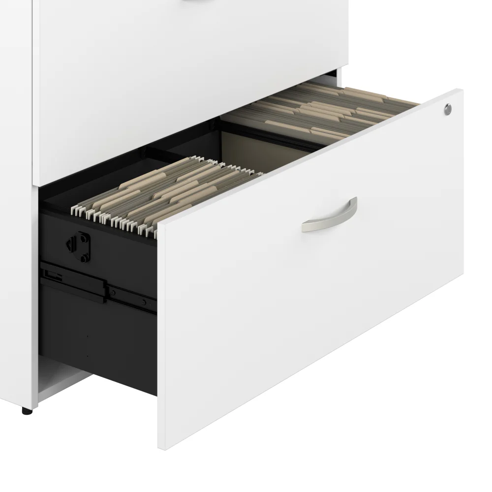 Hybrid 2 Drawer Lateral File Cabinet - Assembled - Image 33