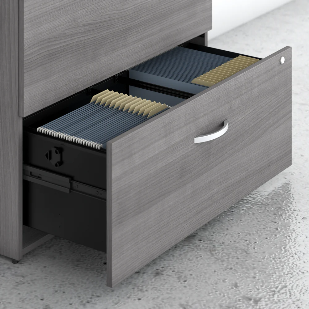 Hybrid 2 Drawer Lateral File Cabinet - Assembled - Image 4