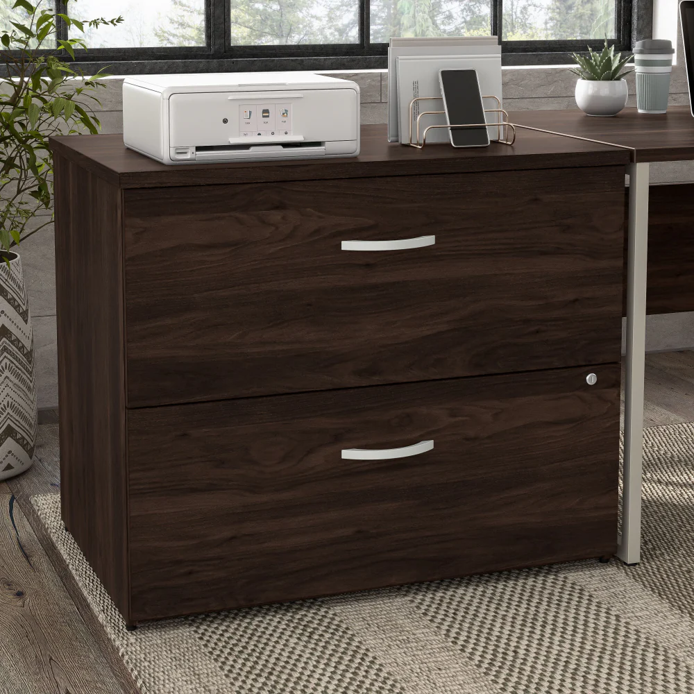 Hybrid 2 Drawer Lateral File Cabinet - Assembled - Image 9